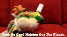 Sml Bowser Junior GIF - Sml Bowser Junior Feels So Good Helping Out The Planet GIFs