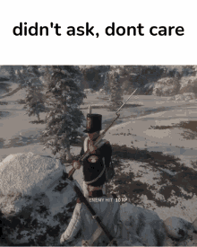 Didnt Ask Dont Care GIF - Didnt Ask Dont Care Holdfast GIFs