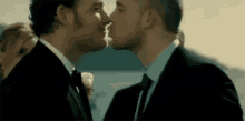 wedding kiss gay bromance