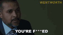 Youre Fucked Wentworth GIF - Youre Fucked Wentworth S06e11 GIFs