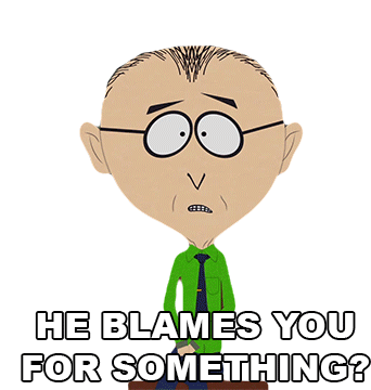 He Blames You For Something South Park Sticker - He Blames You For Something South Park S17e3 Stickers