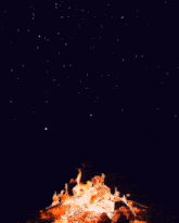 a painting of a fire that looks like a bomb explosion
