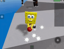 Spongebob Roblox GIF - Spongebob Roblox Holding GIFs