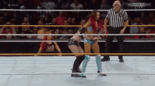 Sasha Banks Body Slam GIF - Sasha Banks Body Slam Paige GIFs