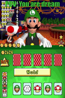 Dream Luigi GIF - Dream Luigi Gambling GIFs