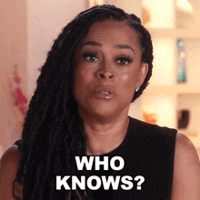 Who Knows Shaunie GIF - Who Knows Shaunie Basketball Wives GIFs