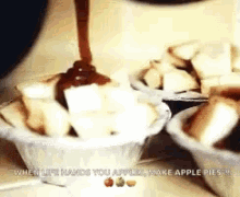 Drizzle Caramel GIF - Drizzle Caramel Apple Pie GIFs