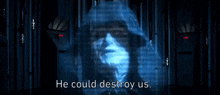 He Could Destroy Us Palpatine GIF - He Could Destroy Us Palpatine Sith GIFs