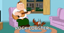 Lobster Family Guy GIF - Lobster Family Guy Playing Guitar GIFs