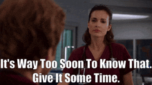 Chicago Med Natalie Manning GIF - Chicago Med Natalie Manning Its Way Too Soon To Know That GIFs