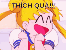Thủythủmặttrăng Sailormoon Thich Qua GIF - Usagi Tsukino Thích Quá Phấn Khích GIFs
