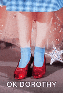 Wizard Of Oz Red Slippers GIF - Wizard Of Oz Red Slippers Dorothy GIFs