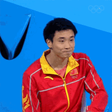 Smiling Cao Yua GIF - Smiling Cao Yua Olympics GIFs