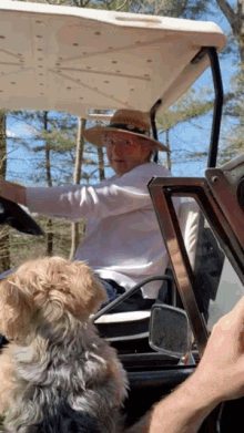 Golf Cart Lady GIF - Golf Cart Lady Driving GIFs