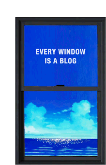 Every Window Is A Blog Blog Sticker