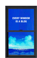 Every Window Is A Blog Blog Sticker - Every Window Is A Blog Blog Window Stickers