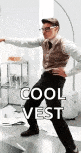 nerd vest sweater vest dance moves