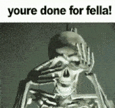 Youre Done For Skeleton GIF - Youre Done For Skeleton You'Re Done For Skeleton GIFs