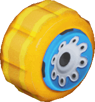 Sponge Wheels Sticker - Sponge Wheels Blue Stickers