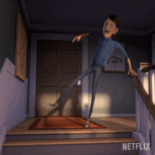Tripping Over The Stairs Jim Lake Jr GIF - Tripping Over The Stairs Jim Lake Jr Trollhunters Tales Of Arcadia GIFs