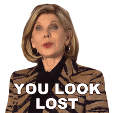 you look lost diane lockhart the good fight you seem absent minded you appear to be disoriented