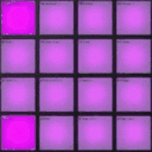 a grid of squares with yellow and white squares
