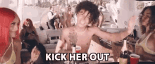Kick Her Out Push GIF - Kick Her Out Kick Push GIFs