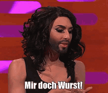 Mir Doch Wurst! GIF - Wurst Conchita Wurst Egal GIFs