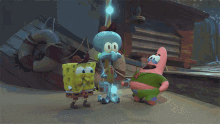 Spraying Milk Spongebob Squarepants GIF