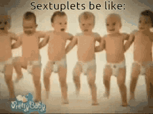 Sextuplets Be Like Cute GIF