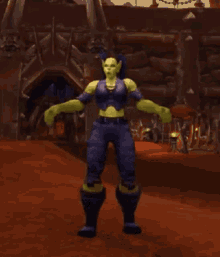 World Of Warcraft Dance Warcraft Orc Female Dance GIF