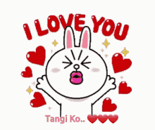 Tangi Hearts GIF - Tangi Hearts Bunnys GIFs