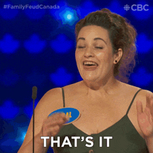 That'S It Coral GIF - That'S It Coral Family Feud Canada GIFs