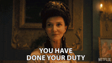 You Have Done Your Duty Princess Augusta GIF - You Have Done Your Duty Princess Augusta Queen Charlotte A Bridgerton Story GIFs