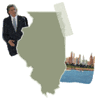 Illinois Crooked Media Sticker - Illinois Crooked Media Adopt A State Stickers