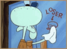 Loser Squidward GIF - Loser Squidward Bullying GIFs