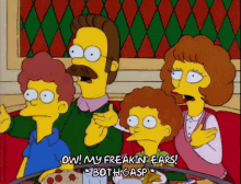 Gasp Simpsons GIF - Gasp Simpsons Cover Ears GIFs