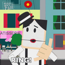 Ring Ring French Canadian Mime GIF - Ring Ring French Canadian Mime South Park GIFs