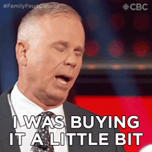 I Was Buying It A Little Bit Gerry Dee GIF - I Was Buying It A Little Bit Gerry Dee Family Feud Canada GIFs
