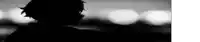 a black and white photo of a person talking on a cell phone in front of a blurry background .