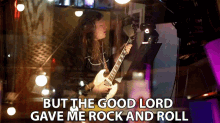 But The Good Lord Gave Me Rock And Roll Thank God For That Rock And Roll GIF - But The Good Lord Gave Me Rock And Roll Thank God For That Rock And Roll In Studio GIFs