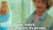 We Have The Music Playing Stephen Sharer GIF - We Have The Music Playing Stephen Sharer Topper Guild GIFs