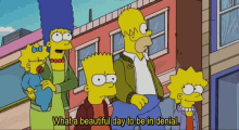Beautiful Day Simpson GIF - Beautiful Day Simpson Denial GIFs