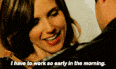 Chicago Pd Erin Lindsay GIF - Chicago Pd Erin Lindsay I Have To Work So Early In The Morning GIFs