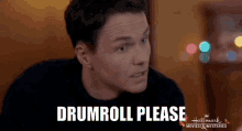Paul Campbell Holiday Hearts GIF - Paul Campbell Holiday Hearts Drum Roll Please GIFs