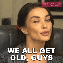 We All Get Old Guys Amy Jackson GIF - We All Get Old Guys Amy Jackson Pinkvilla GIFs