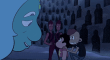 a group of cartoon characters including steven universe