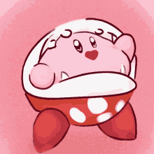 Happy Kirby GIF - Happy Kirby Piranha GIFs