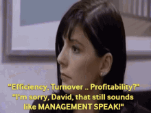 The Office Uk Management Speak GIF - The Office Uk Management Speak Give Straight Answer GIFs