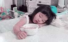 Child Eating GIF - Child Eating Sleepy GIFs